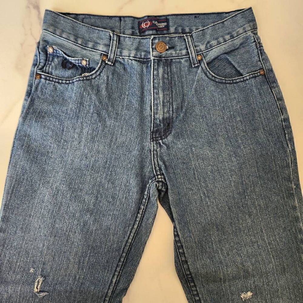 Boys youth 16-18 Cambridge classics 32-in waist blue denim jeans